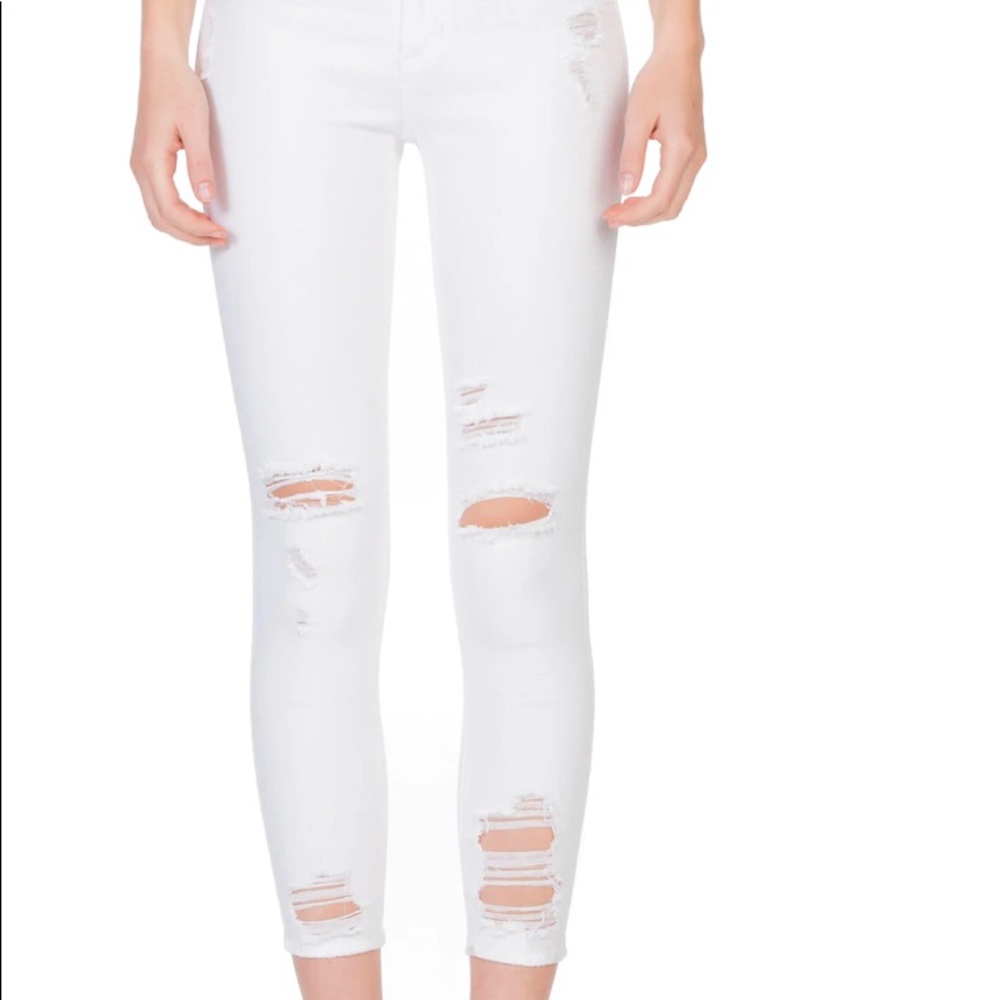 White jeans